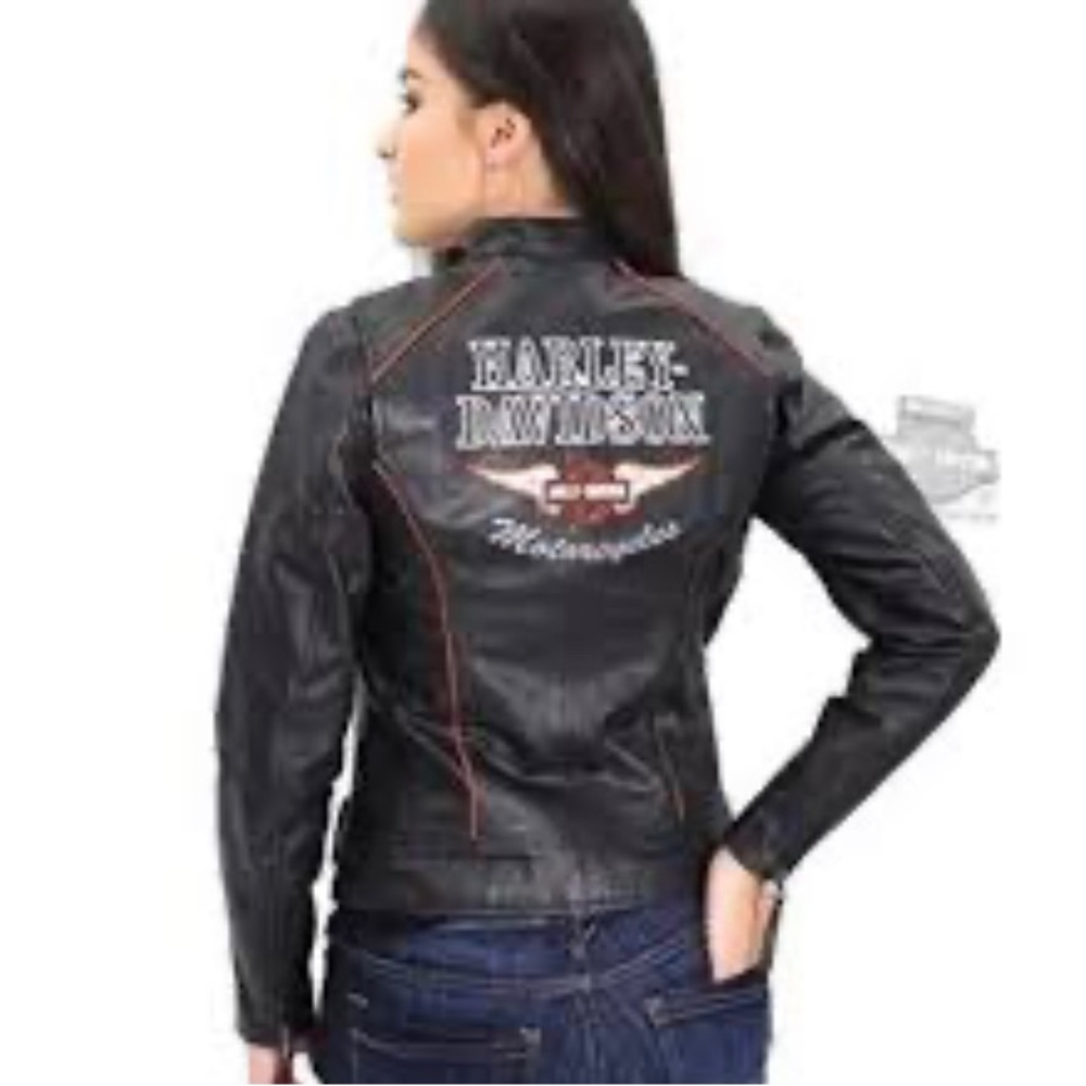 Ladies Harley Davidson Leather Jacket Small